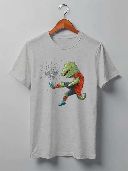 Заказать мужскую футболку в Москве. Футболка классическая Футбол от YellowCloverShop - готовые дизайны и нанесение принтов.
