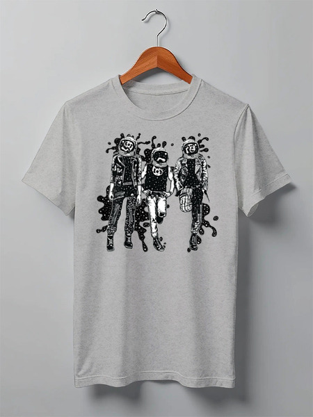 Заказать мужскую футболку в Москве. Футболка классическая Oldschool от oneredfoxstore@gmail.com - готовые дизайны и нанесение принтов.