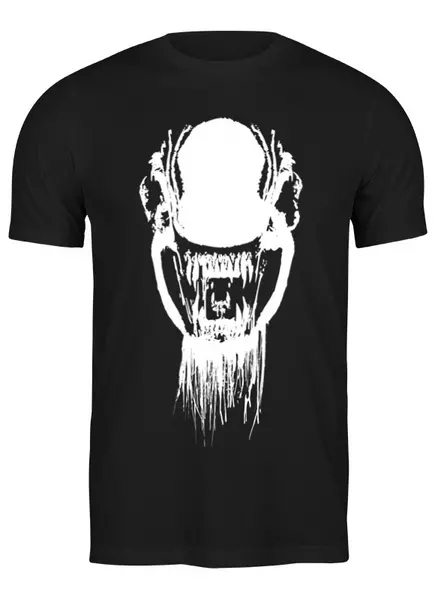 Заказать мужскую футболку в Москве. Футболка классическая Aliens от oneredfoxstore@gmail.com - готовые дизайны и нанесение принтов.