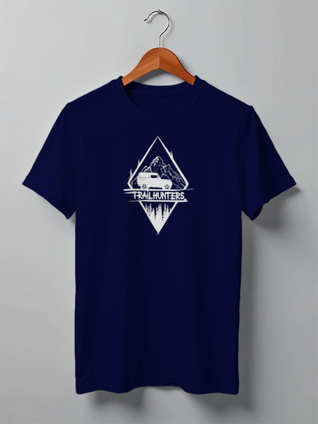 Заказать мужскую футболку в Москве. Футболка классическая  Offroad Expedition от oneredfoxstore@gmail.com - готовые дизайны и нанесение принтов.