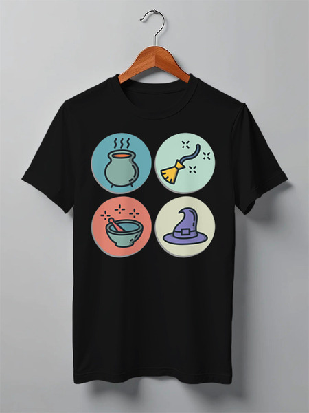 Заказать мужскую футболку в Москве. Футболка классическая Magic от oneredfoxstore@gmail.com - готовые дизайны и нанесение принтов.