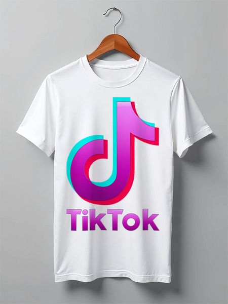 Заказать мужскую футболку в Москве. Футболка классическая TIK TOK (Tik Tok video) от vista12761@rambler.ru - готовые дизайны и нанесение принтов.