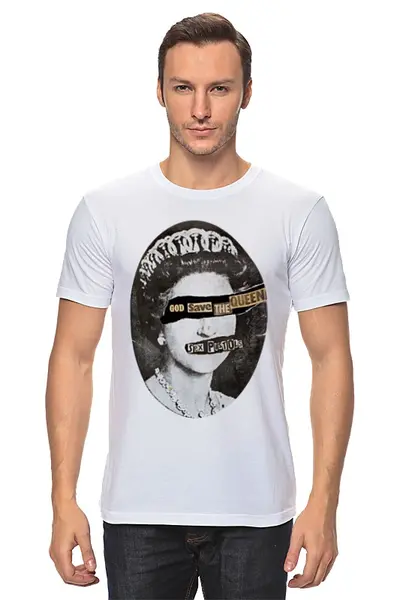 Заказать мужскую футболку в Москве. Футболка классическая sex pistols  от rancid - готовые дизайны и нанесение принтов.