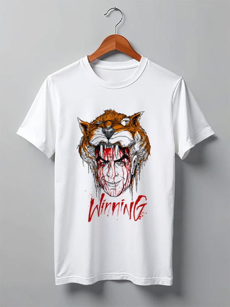 Заказать мужскую футболку в Москве. Футболка классическая Tiger от YellowCloverShop - готовые дизайны и нанесение принтов.