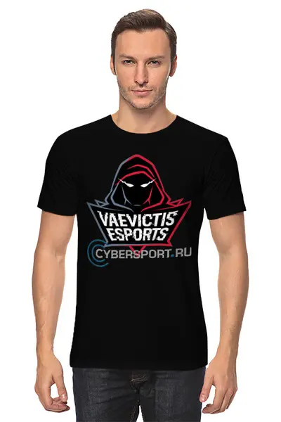 Заказать мужскую футболку в Москве. Футболка классическая VAEVICTIS ESPORTS от robus - готовые дизайны и нанесение принтов.