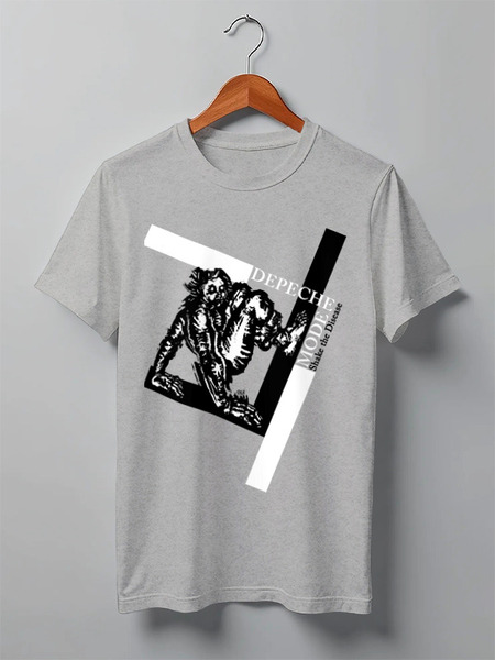 Заказать мужскую футболку в Москве. Футболка классическая Depeche Mode / Shake the Disease от OEX design - готовые дизайны и нанесение принтов.