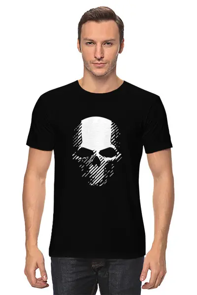 Заказать мужскую футболку в Москве. Футболка классическая Tom Clancy's Ghost Recon Wildlands от geekbox - готовые дизайны и нанесение принтов.