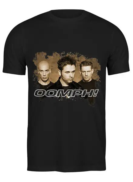 Заказать мужскую футболку в Москве. Футболка классическая OOMPH! от OEX design - готовые дизайны и нанесение принтов.