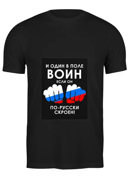 Заказать мужскую футболку в Москве. Футболка классическая Толстовочка от Дидло - готовые дизайны и нанесение принтов.