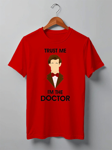 Заказать мужскую футболку в Москве. Футболка классическая Doctor Who  от cherdantcev - готовые дизайны и нанесение принтов.