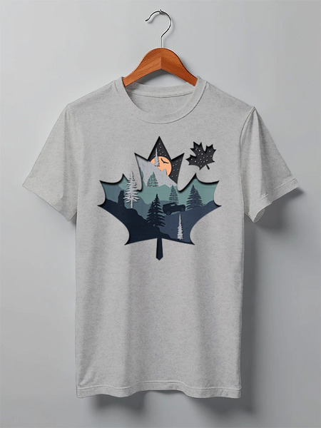 Заказать мужскую футболку в Москве. Футболка классическая Offroad от oneredfoxstore@gmail.com - готовые дизайны и нанесение принтов.