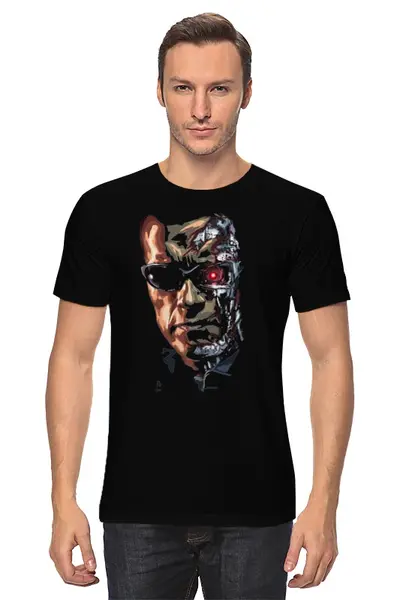 Заказать мужскую футболку в Москве. Футболка классическая Terminator Genisys от KinoArt - готовые дизайны и нанесение принтов.