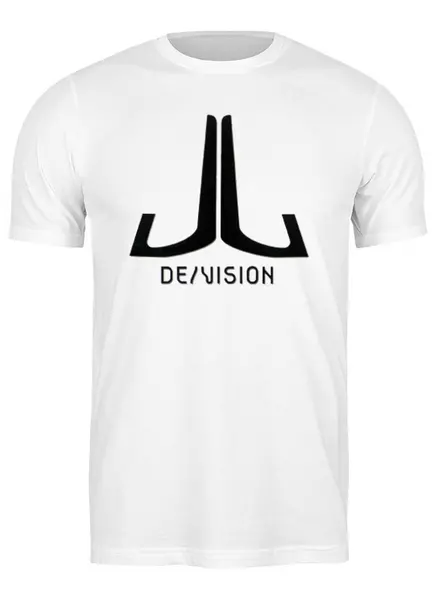 Заказать мужскую футболку в Москве. Футболка классическая Devision logo от Black Pimpf - готовые дизайны и нанесение принтов.