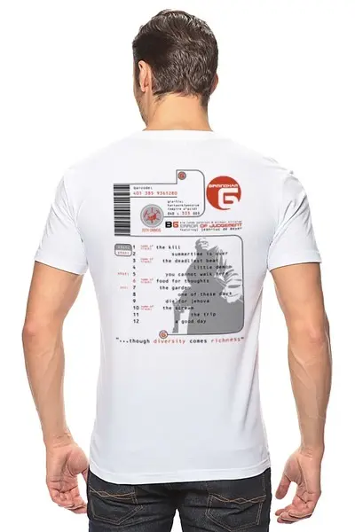 Заказать мужскую футболку в Москве. Футболка классическая Birmingham 6 от OEX design - готовые дизайны и нанесение принтов.