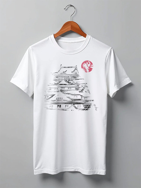 Заказать мужскую футболку в Москве. Футболка классическая Moon Rider от oneredfoxstore@gmail.com - готовые дизайны и нанесение принтов.