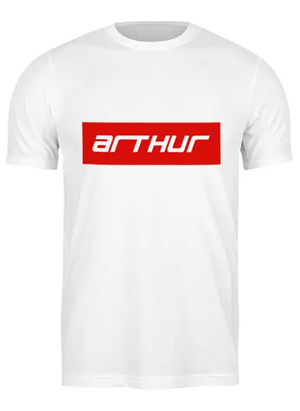 Заказать мужскую футболку в Москве. Футболка классическая Arthur от THE_NISE  - готовые дизайны и нанесение принтов.