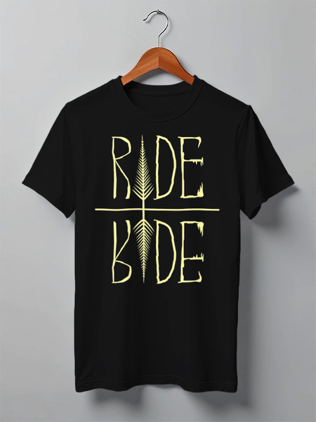 Заказать мужскую футболку в Москве. Футболка классическая Mountain Bike от oneredfoxstore@gmail.com - готовые дизайны и нанесение принтов.