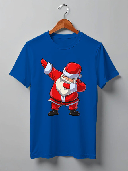 Заказать мужскую футболку в Москве. Футболка классическая Santa Dab от skynatural - готовые дизайны и нанесение принтов.