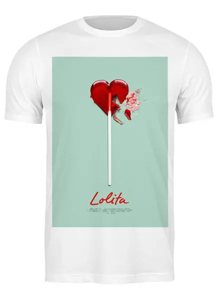 Заказать мужскую футболку в Москве. Футболка классическая Лолита / Lolita от kino.printio.ru - готовые дизайны и нанесение принтов.