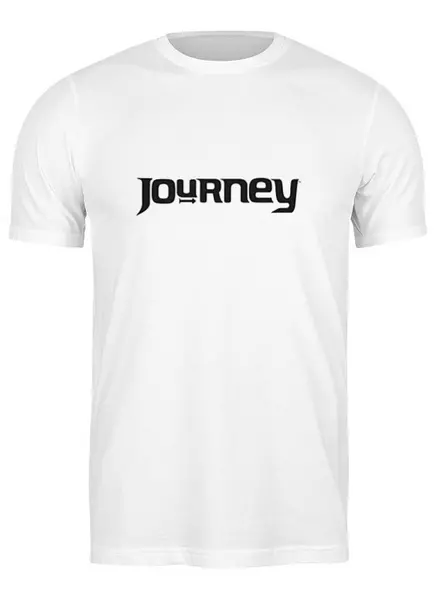 Заказать мужскую футболку в Москве. Футболка классическая Journey от Fedor - готовые дизайны и нанесение принтов.