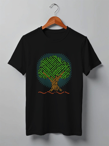 Заказать мужскую футболку в Москве. Футболка классическая Экологический лозунг о деревьях 2 сторонний от Achadidi.printio.ru  - готовые дизайны и нанесение принтов.