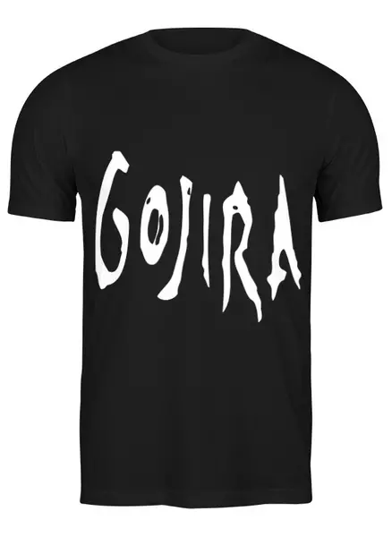 Заказать мужскую футболку в Москве. Футболка классическая Gojira от whisperingofsnake  - готовые дизайны и нанесение принтов.