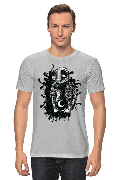 Заказать мужскую футболку в Москве. Футболка классическая Oldschool от oneredfoxstore@gmail.com - готовые дизайны и нанесение принтов.