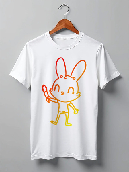 Заказать мужскую футболку в Москве. Футболка классическая Sunny Bunny от skynatural - готовые дизайны и нанесение принтов.