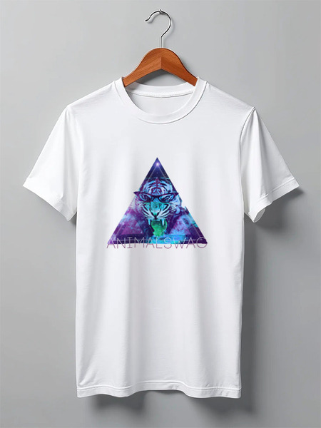 Заказать мужскую футболку в Москве. Футболка классическая "ANIMALSWAG" collection: Tiger от Octopuslabel - готовые дизайны и нанесение принтов.