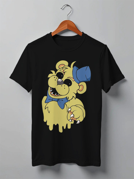 Заказать мужскую футболку в Москве. Футболка классическая Golden Freddy от cherdantcev - готовые дизайны и нанесение принтов.