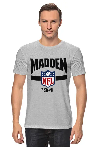 Заказать мужскую футболку в Москве. Футболка классическая MADDEN от robus - готовые дизайны и нанесение принтов.