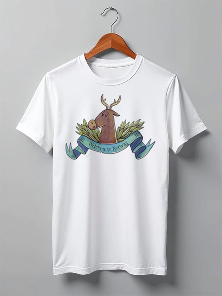 Заказать мужскую футболку в Москве. Футболка классическая Animals от oneredfoxstore@gmail.com - готовые дизайны и нанесение принтов.