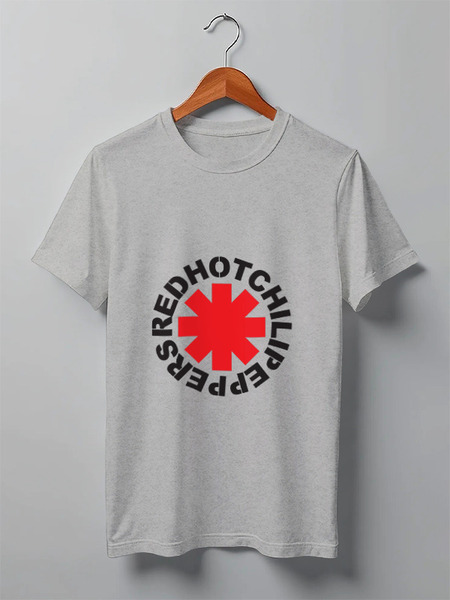 Заказать мужскую футболку в Москве. Футболка классическая Red Hot Chili Peppers от BURNSHIRTS - готовые дизайны и нанесение принтов.