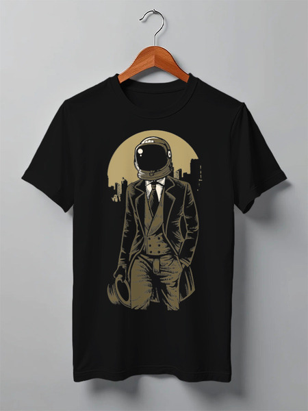 Заказать мужскую футболку в Москве. Футболка классическая Oldschool от oneredfoxstore@gmail.com - готовые дизайны и нанесение принтов.