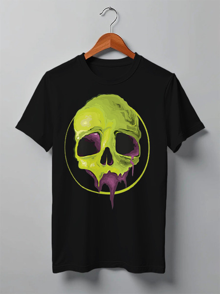 Заказать мужскую футболку в Москве. Футболка классическая Skulls от oneredfoxstore@gmail.com - готовые дизайны и нанесение принтов.