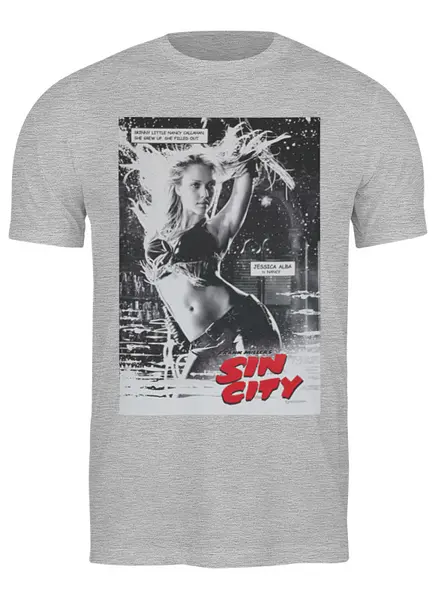 Заказать мужскую футболку в Москве. Футболка классическая Sin City - Stenley Leads от KinoArt - готовые дизайны и нанесение принтов.