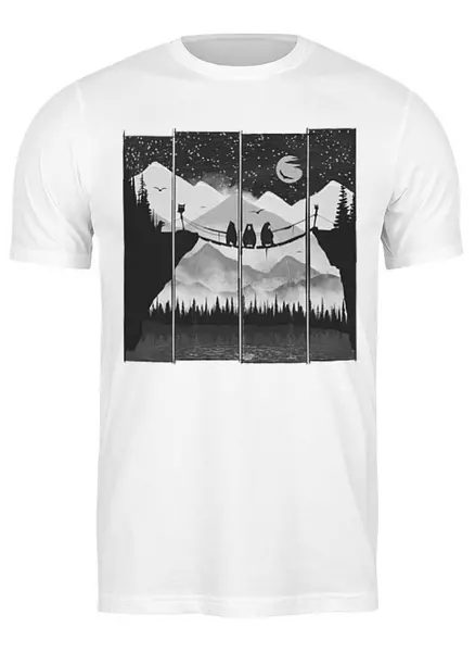 Заказать мужскую футболку в Москве. Футболка классическая Triple Shot от oneredfoxstore@gmail.com - готовые дизайны и нанесение принтов.