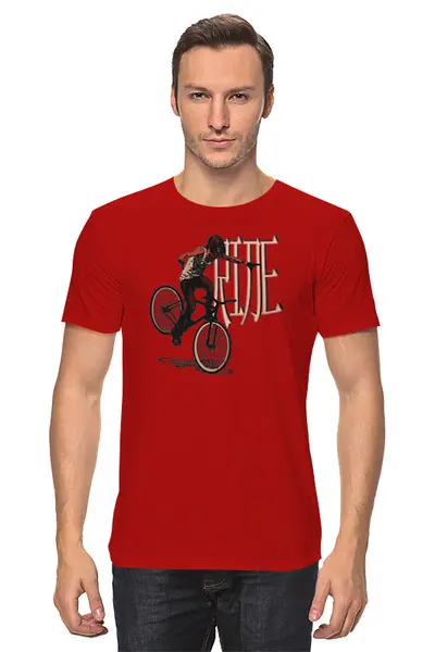 Заказать мужскую футболку в Москве. Футболка классическая Punk Ride Girl от oneredfoxstore@gmail.com - готовые дизайны и нанесение принтов.