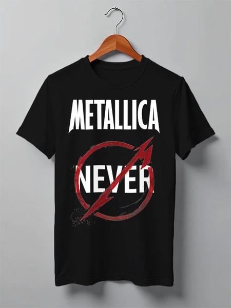 Заказать мужскую футболку в Москве. Футболка классическая Metallica от Leichenwagen - готовые дизайны и нанесение принтов.