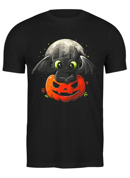 Заказать мужскую футболку в Москве. Футболка классическая Halloween         от T-shirt print  - готовые дизайны и нанесение принтов.
