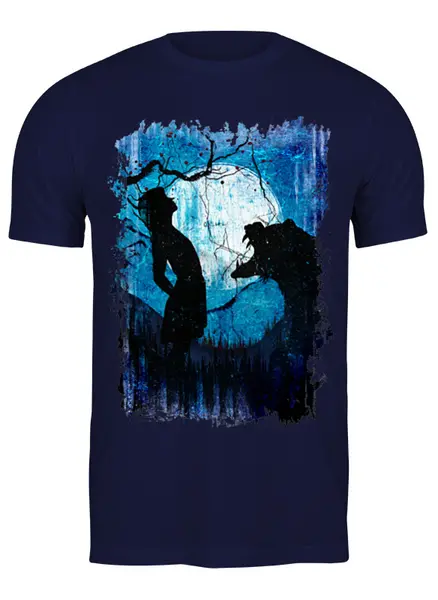 Заказать мужскую футболку в Москве. Футболка классическая Screa от oneredfoxstore@gmail.com - готовые дизайны и нанесение принтов.