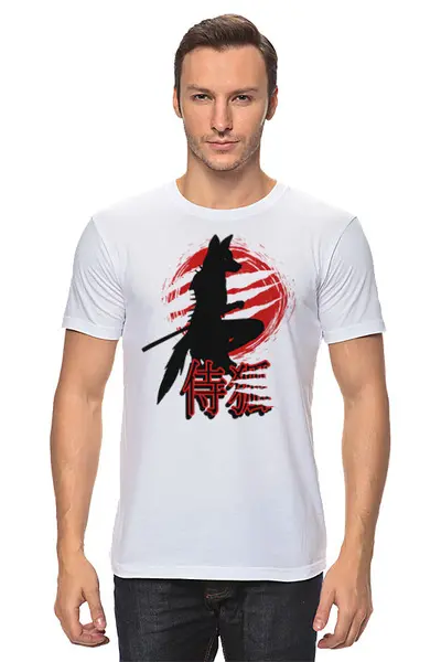 Заказать мужскую футболку в Москве. Футболка классическая Killa Fox от oneredfoxstore@gmail.com - готовые дизайны и нанесение принтов.