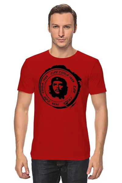 Заказать мужскую футболку в Москве. Футболка классическая Che Guevara от balden - готовые дизайны и нанесение принтов.