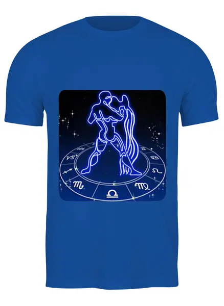 Заказать мужскую футболку в Москве. Футболка классическая Aquarius от Nalivaev - готовые дизайны и нанесение принтов.