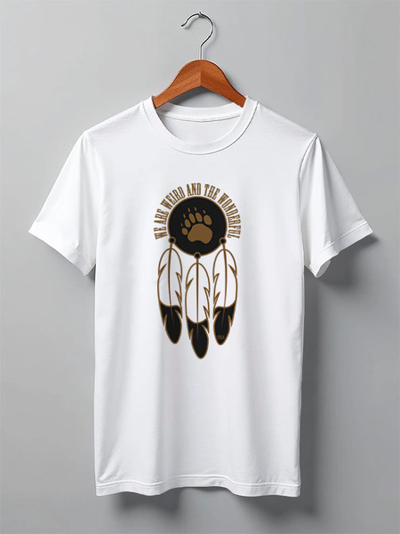 Заказать мужскую футболку в Москве. Футболка классическая We are weird and the wonderful от OEX design - готовые дизайны и нанесение принтов.