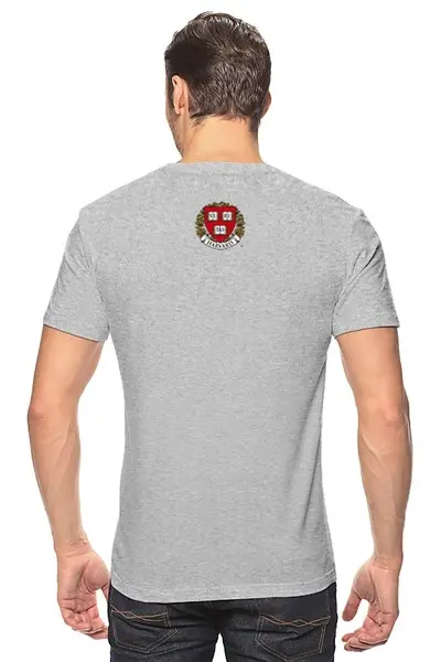 Заказать мужскую футболку в Москве. Футболка классическая Harvard_ARSB от ARSBOYZ BRAND - готовые дизайны и нанесение принтов.