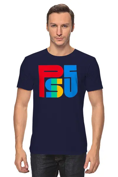 Заказать мужскую футболку в Москве. Футболка классическая L·O·G·O от balden - готовые дизайны и нанесение принтов.