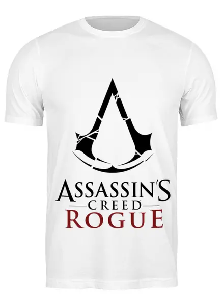 Заказать мужскую футболку в Москве. Футболка классическая Assassin’s Creed  от weeert - готовые дизайны и нанесение принтов.
