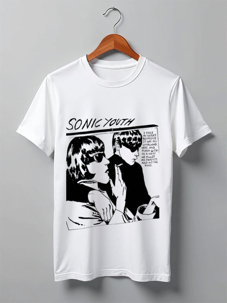 Заказать мужскую футболку в Москве. Футболка классическая Sonic Youth-Goo от CaseyBe - готовые дизайны и нанесение принтов.