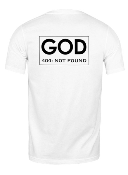 Заказать мужскую футболку в Москве. Футболка классическая Atheist от tretstoun@yahoo.com - готовые дизайны и нанесение принтов.